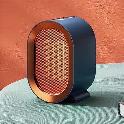Portable Electric Heater With Thermostat 1200W Safe and Quiet PTC Ceramic Heater Heats Up To 20 Square Meter Indoor Winter Warm Air Blower Mini Radiator Heater Fan For Home Bedroom Bathroom Office Ro