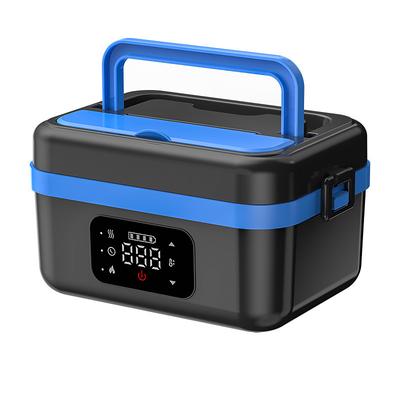 Cordless Electric Lunch Box Food Heater 60W Quick Heating Leak Proof 1L